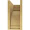 Ekena Millwork 11"W x 22"D x 22"H Classic Rivera Rough Cedar Woodgrain TimberThane Corbel, Primed Tan CORUR11X22X22RIVRCPR - alternate 5